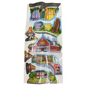 Hot Wheels Disney Pixar Toy Story 2 Chase N Crash Cardboard Backdrop